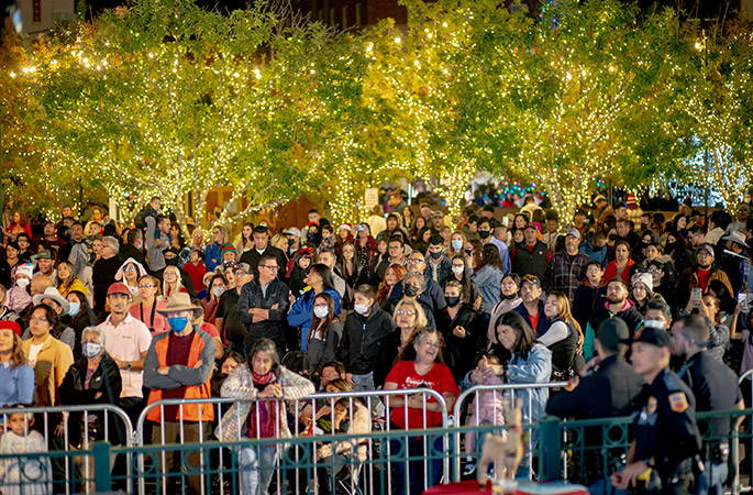 WinterFest Lights Parade Spectators